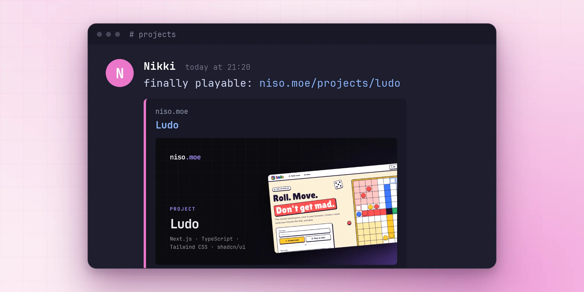 Link previews that show what's behind the link's cover picture